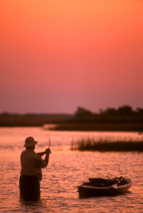 Fishing at Sunset